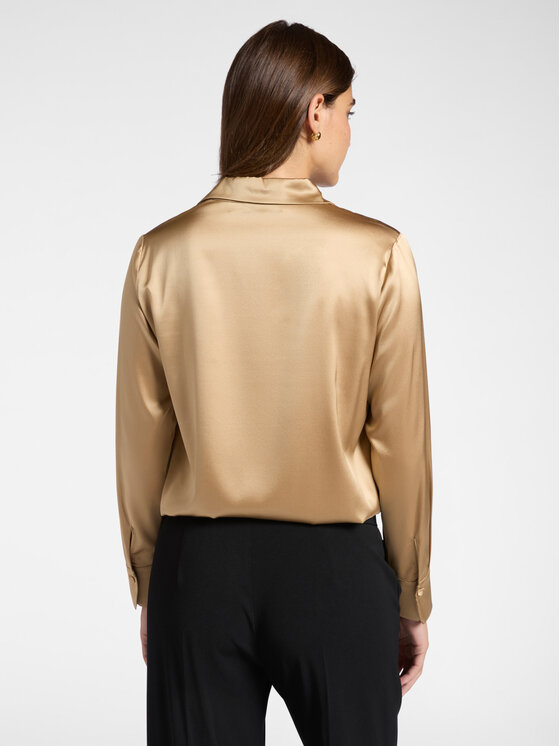 Elena Mirò Elena Mirò Camicia 5166P100295N037 Crema Regular Fit