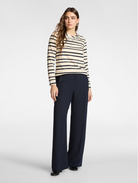 Elena Mirò Elena Mirò Pantaloni di tessuto P188P100475N034 Blu Regular Fit