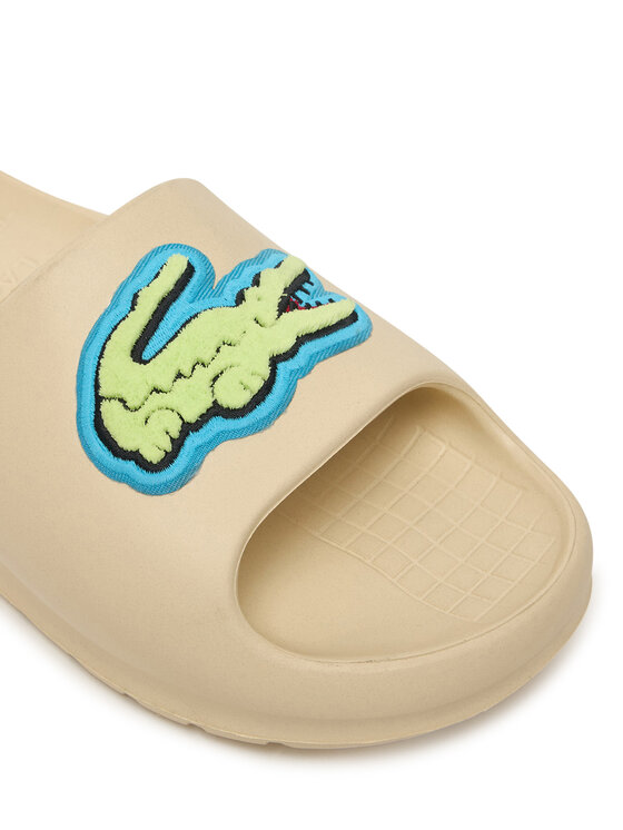 Lacoste Lacoste Nazouváky Serve Slides 2.0 51CFA0008 2Q9 Krémová