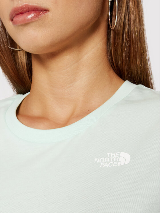 The North Face The North Face T-Shirt Simple Dome NF0A4T1A Zielony Regular Fit