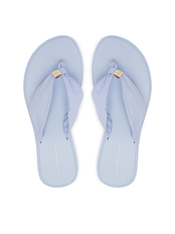 Tommy Hilfiger Tommy Hilfiger Žabky Th Scandi Soft Summer Sandal FW0FW09421 Svetlo modrá