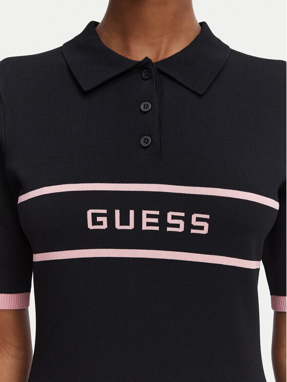 Guess Guess Haljina za svaki dan G6YK40 Z1082 Crna Slim Fit