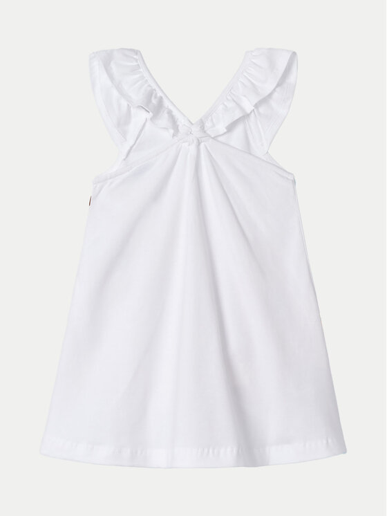 Mayoral Mayoral Sommerkleid 3944 Weiß Regular Fit