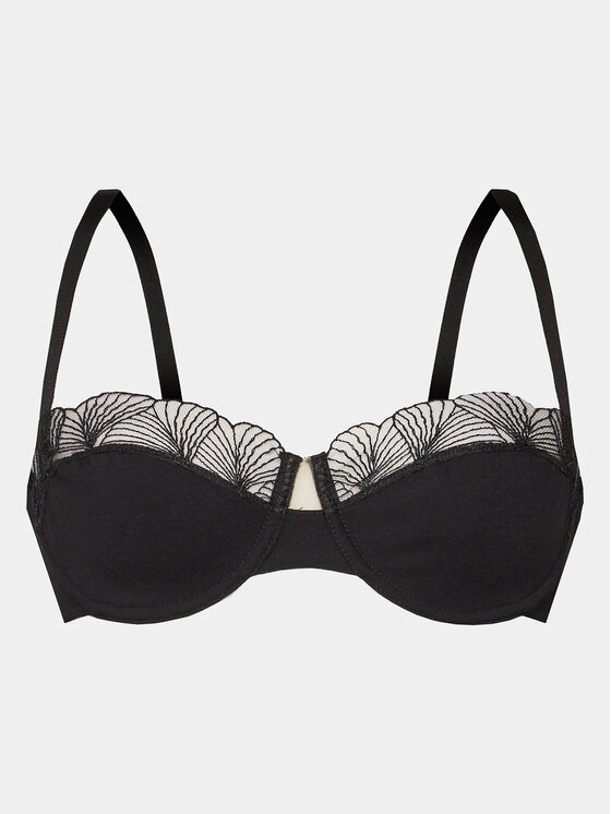 Undress Code Undress Code Pusiau dengta (balcony bra) liemenėlė Troublemaker 577 Juoda