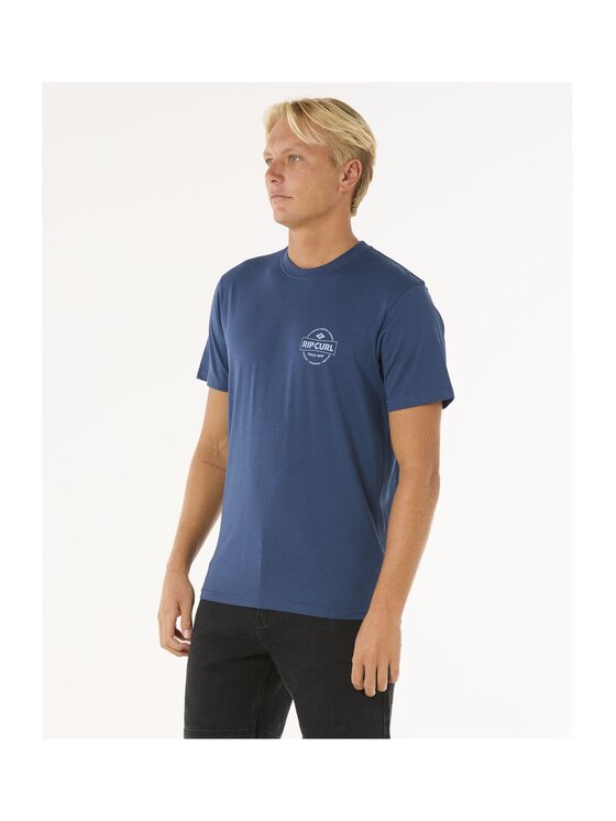 Rip Curl Rip Curl T-Shirt Staple Tee Granatowy Standard Fit