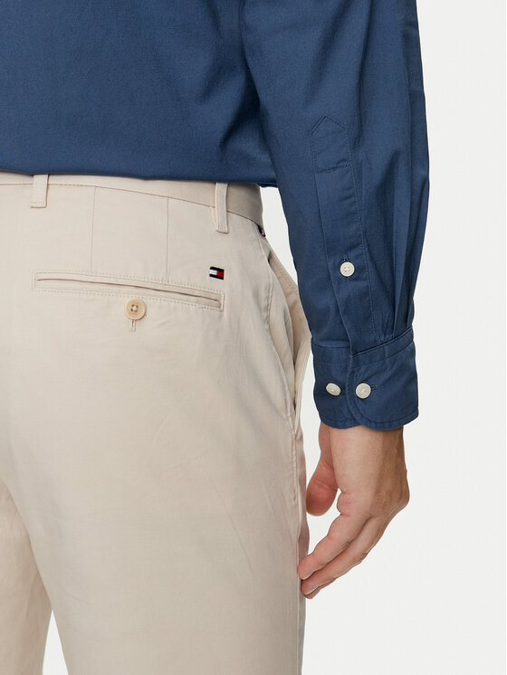 Tommy Hilfiger Tommy Hilfiger Čino bikses Denton MW0MW25964 Bēšs Straight Fit