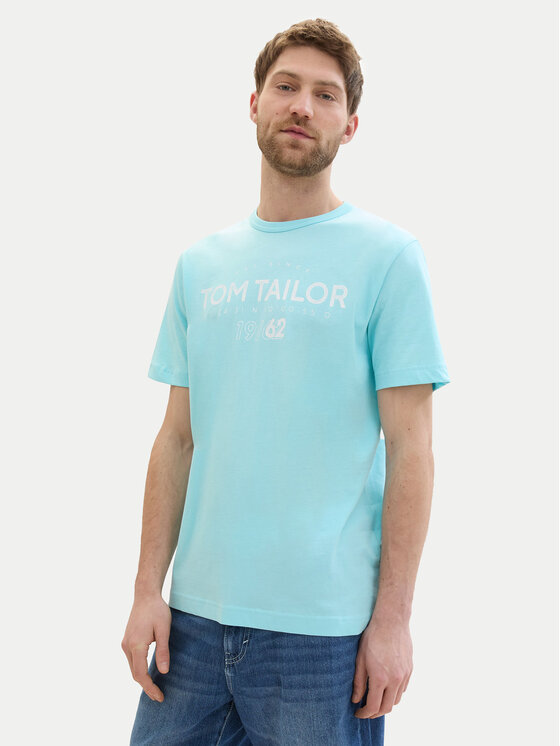 Tom Tailor T-krekls 1041871 Zils Regular Fit