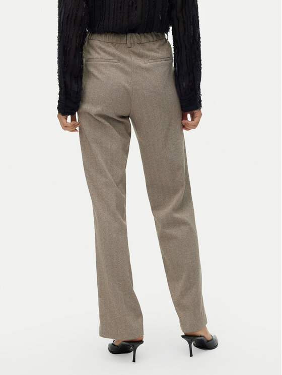 Vero Moda Vero Moda Szövet nadrág Kawi 10319665 Bézs Straight Fit