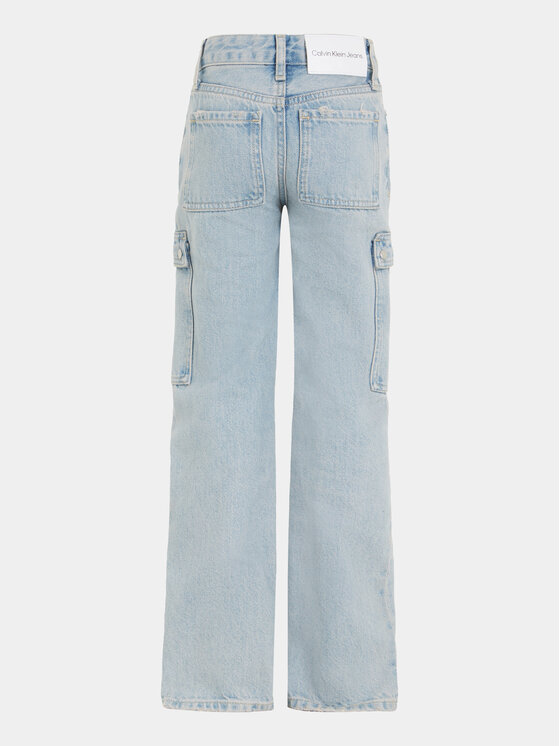 Calvin Klein Jeans Calvin Klein Jeans Džinsai IG0IG02365 Mėlyna Straight Fit