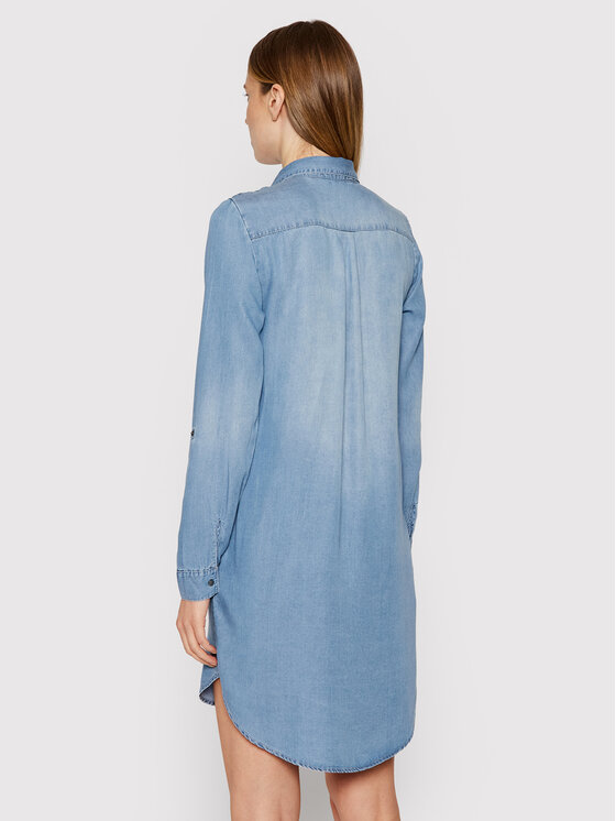 Vero Moda Vero Moda Jeans haljina Silla 10184172 Plava Regular Fit