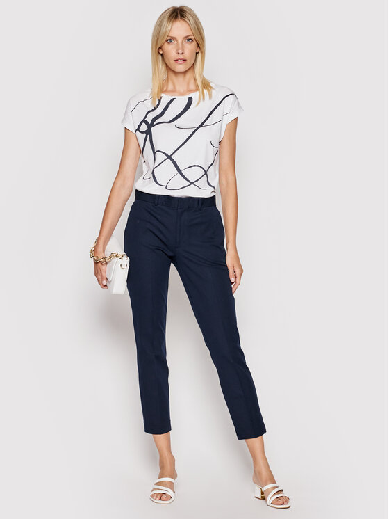 LAUREN RALPH LAUREN Lauren Ralph Lauren Μπλουζάκι 200748765001 Λευκό Regular Fit