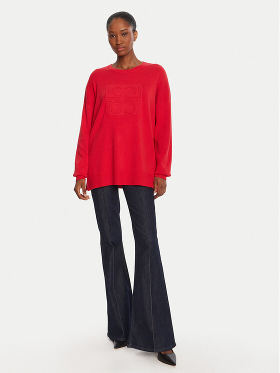 LOLA CASADEMUNT LOLA CASADEMUNT Πουλόβερ LF2511004 Κόκκινο Loose Fit