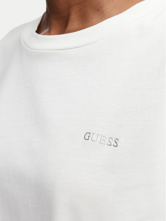 Guess Guess T-shirt V6GI17 K2984 Crema Regular Fit