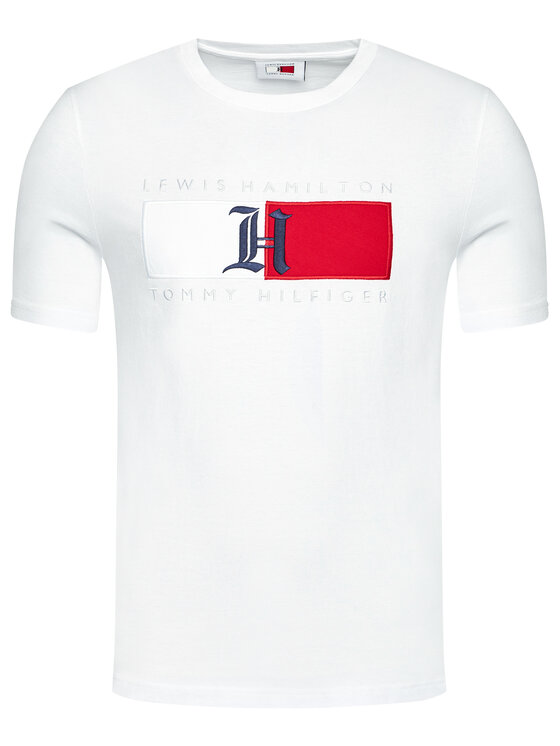 T shirt tommy sales hilfiger lewis hamilton