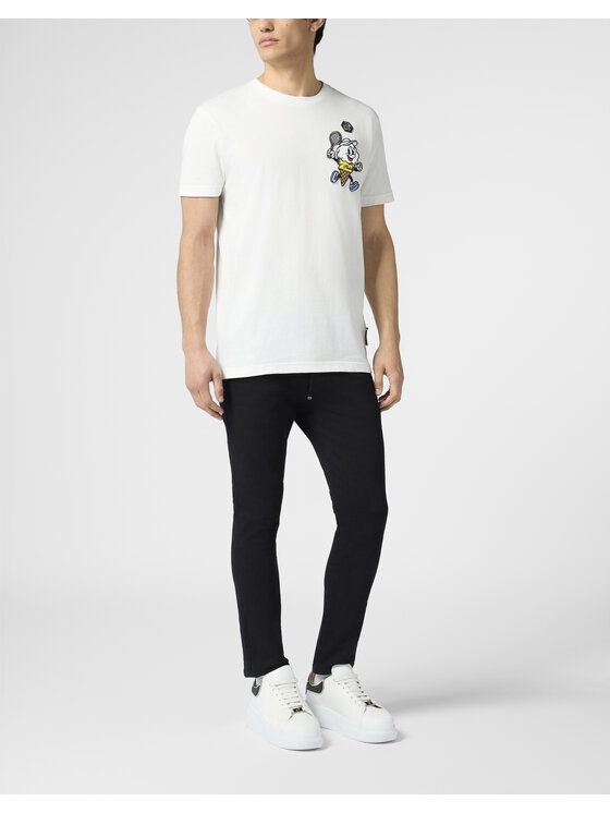 PHILIPP PLEIN PHILIPP PLEIN T-Shirt 30558 Biały Regular Fit