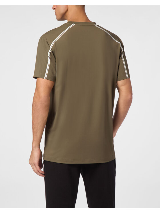 Plein Sport Plein Sport T-Shirt 10215 Zielony Regular Fit