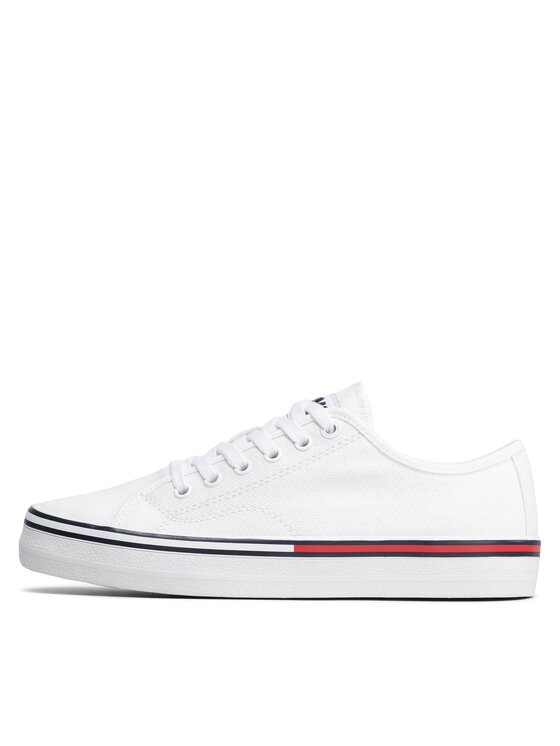 Tommy Jeans Tommy Jeans Tenisówki Essential Low Wmn EN0EN01796 Biały
