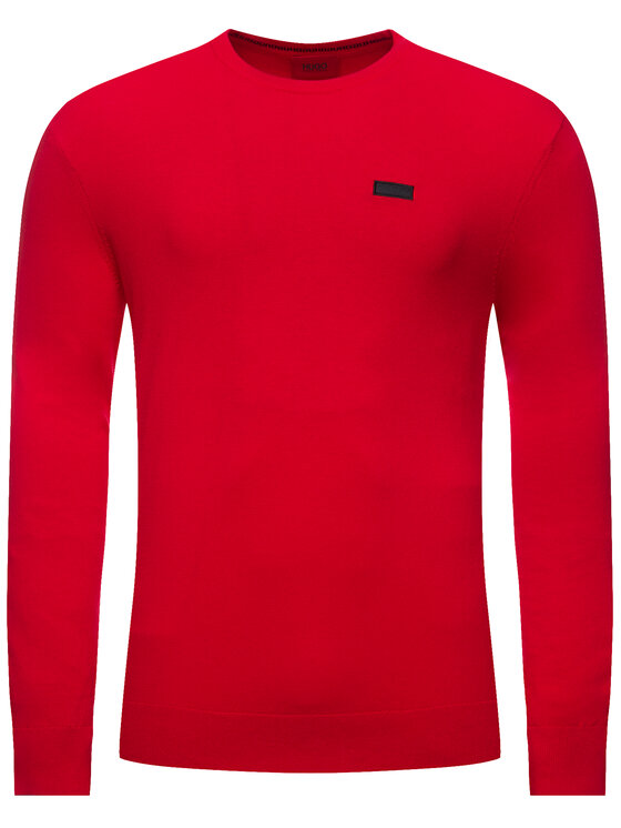 HUGO Hugo Pulover San Claudio 1 50414535 Rdeča Regular Fit