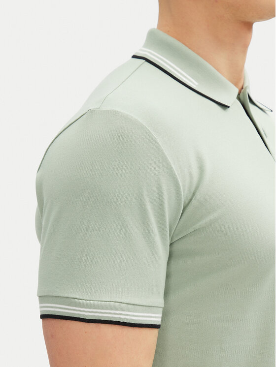 BOSS BOSS Polo Paul 50506193 Zelena Slim Fit