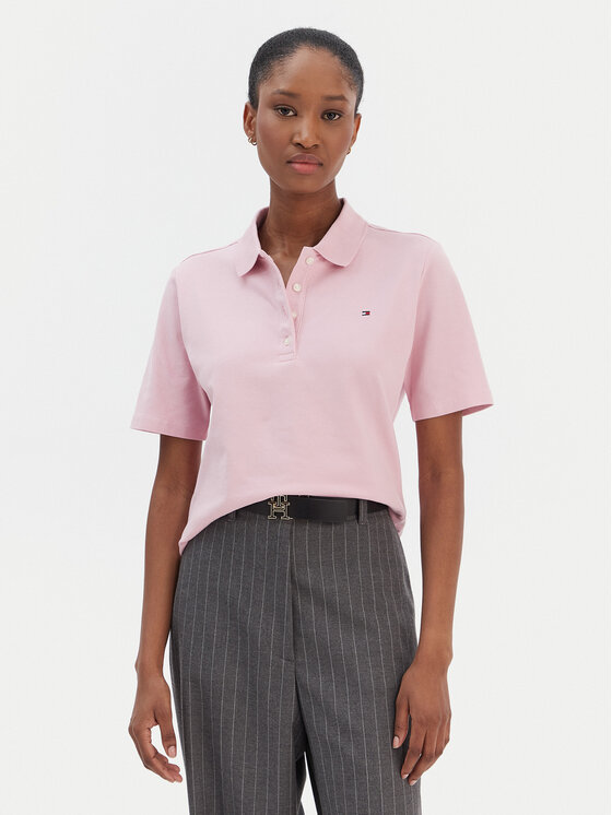 Tommy Hilfiger Tommy Hilfiger Polokošile 1985 WW0WW43224 Růžová Regular Fit