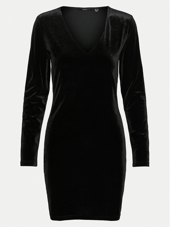 Vero Moda Vero Moda Koktejlové šaty Effie 10317001 Černá Slim Fit