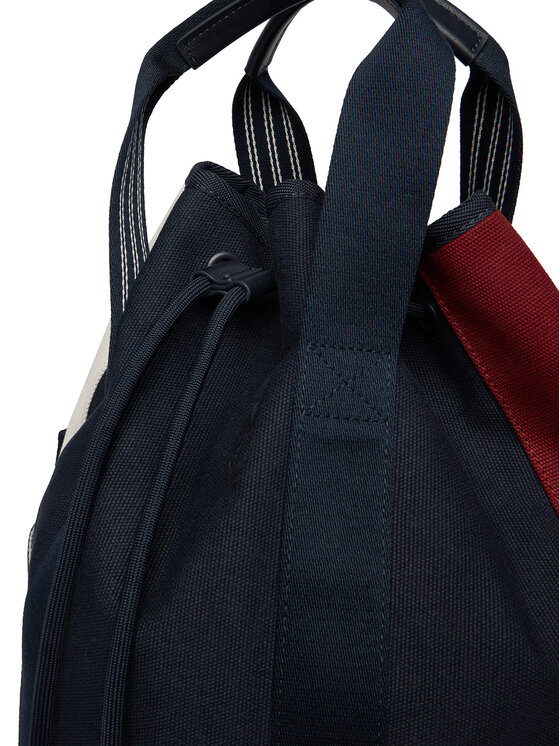 Tommy Hilfiger Tommy Hilfiger Batoh Hertiage Logo Patch Crossbody Sling Bag AM0AM14264 Tmavomodrá