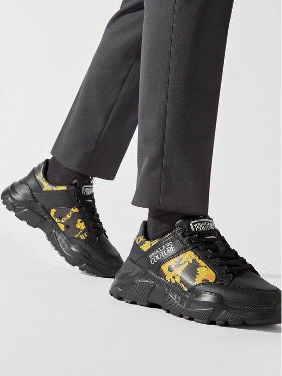 Versace Jeans Couture Versace Jeans Couture Sneakersy 75YA3SC2 Černá