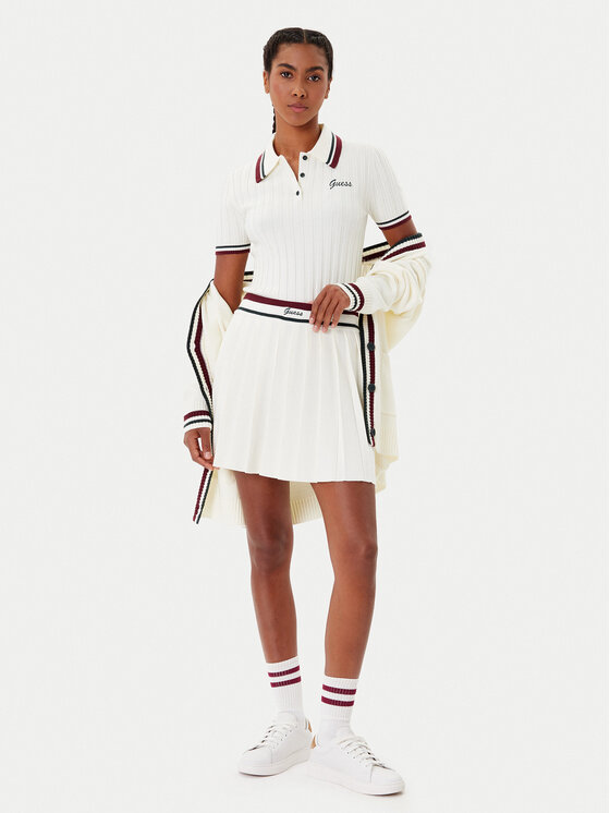 Guess Guess Polo marškinėliai V5BP04 Z1152 Balta Regular Fit