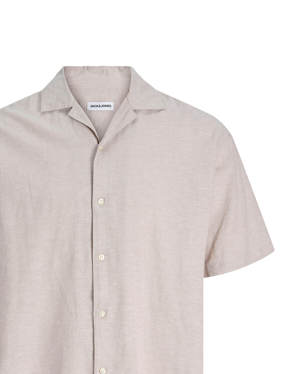 Jack & Jones Jack & Jones Hemd Breeze 12288594 Beige Relaxed Fit