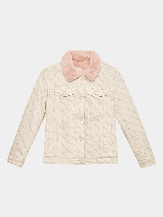 Guess Guess Demisezoninė striukė J3YL11 WCTF0 Smėlio Regular Fit