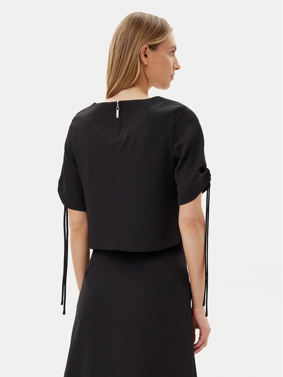Artigli Artigli Bluză ACBL000743 Negru Regular Fit