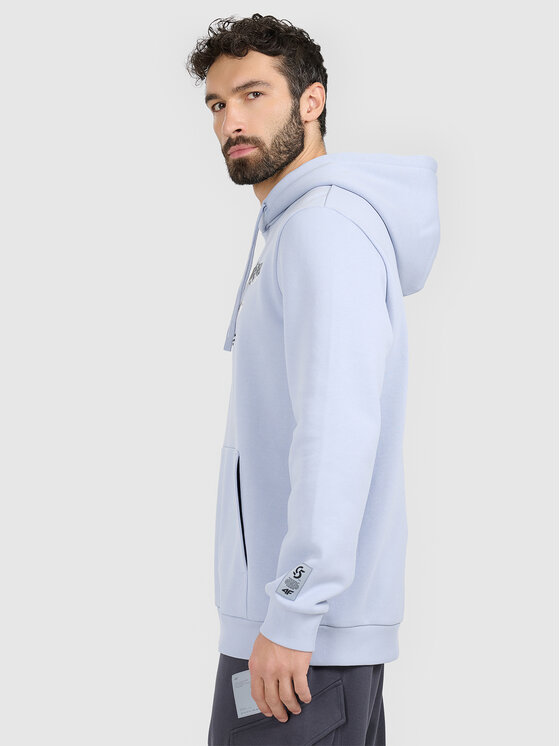 4F 4F Bluza APRES SKI Niebieski jasny Regular Fit