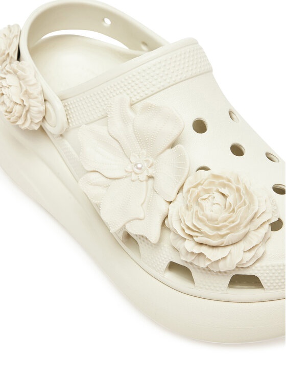 Crocs Crocs Klapki Crush Bouquet Clog 211448 Beżowy