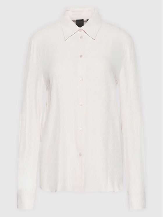 PINKO Pinko Πουκάμισο Smorzare 1G185Y A01P Μπεζ Regular Fit