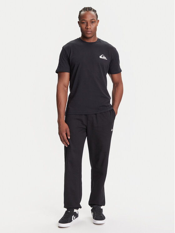 Quiksilver Quiksilver Majica Ev Mini Logo Ss EQYZT08181 Črna Regular Fit
