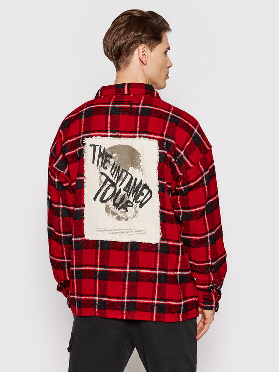 Young Poets Society Young Poets Society Särk Jonte Patch 106469 Punane Regular Fit