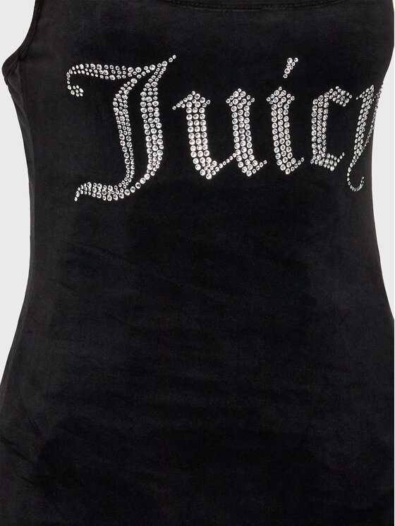 Juicy Couture Juicy Couture Ежедневна рокля Rae JCWE222003 Черен Slim Fit