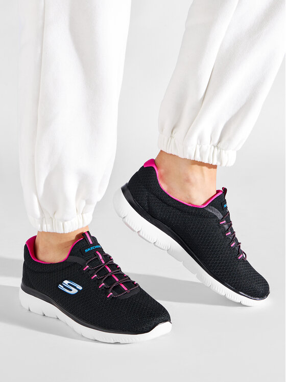 Skechers Skechers Sneakersy Summits 12980/BKHP Czarny