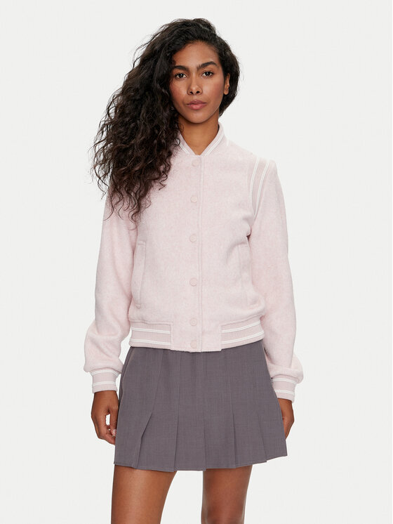 Guess Guess Яке бомбър W4RL45 WFWS2 Розов Regular Fit