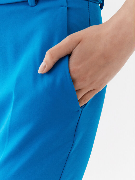 PINKO Pinko Hlače iz tkanine 100309 A0KD Modra Regular Fit