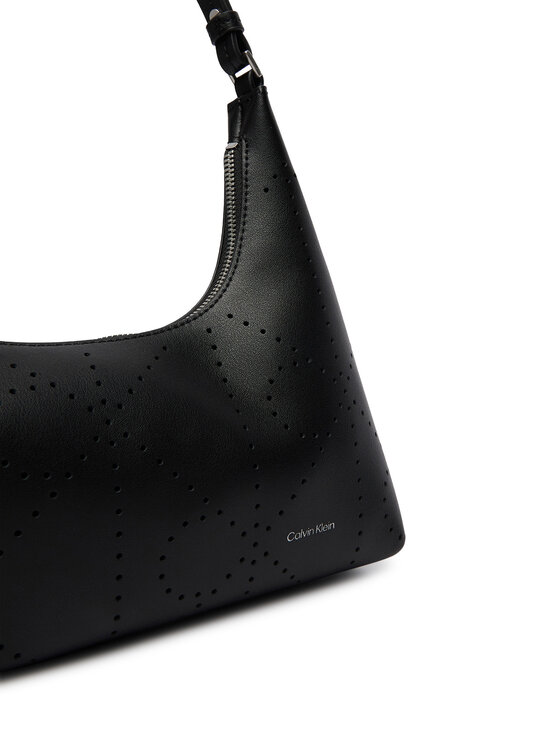 Calvin Klein Calvin Klein Käekott Emblem Aop Perfor Lthr Bag LV04F3367G Must