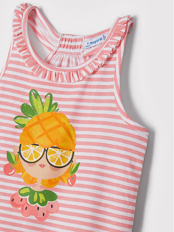 Mayoral Mayoral Komplet top in hlače 3284 Roza Regular Fit
