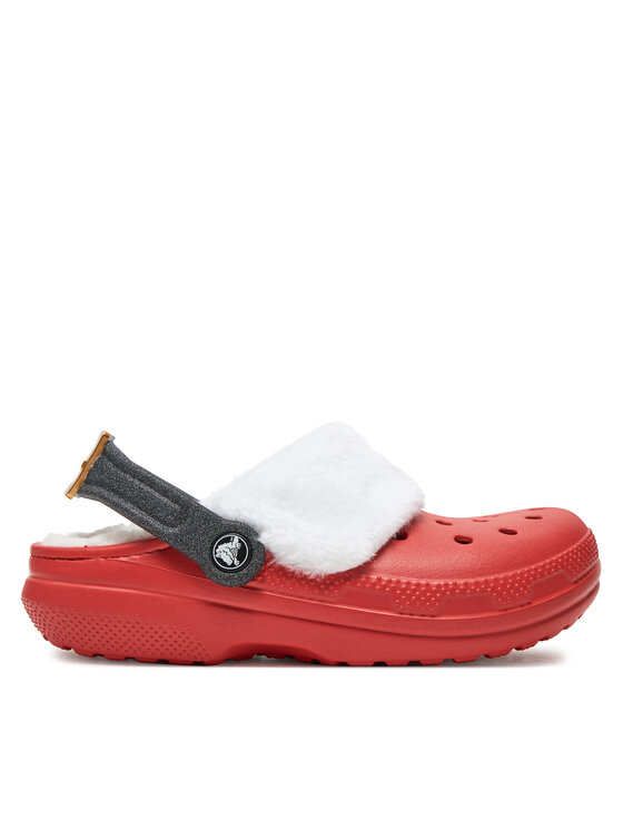 Crocs Iešļūcenes Classic Lined Santa Clog 210933 Sarkans