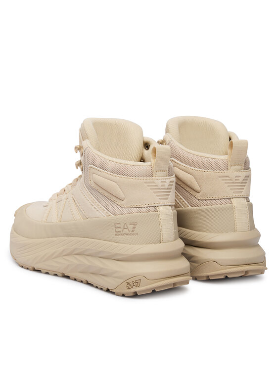 EA7 Emporio Armani EA7 Emporio Armani Sneakersy Stivale 7X000299 AF18450 MZ244 Béžová