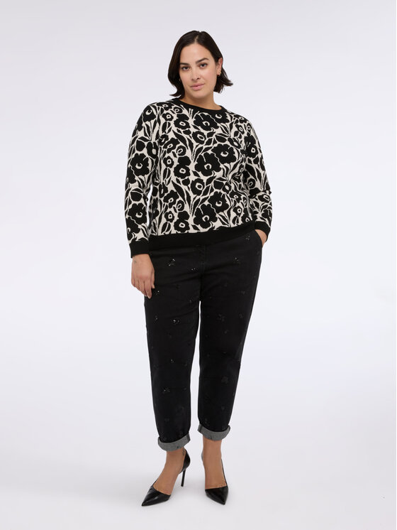 Fiorella Rubino Fiorella Rubino Maglione M965L008247N0Z3 Nero Regular Fit