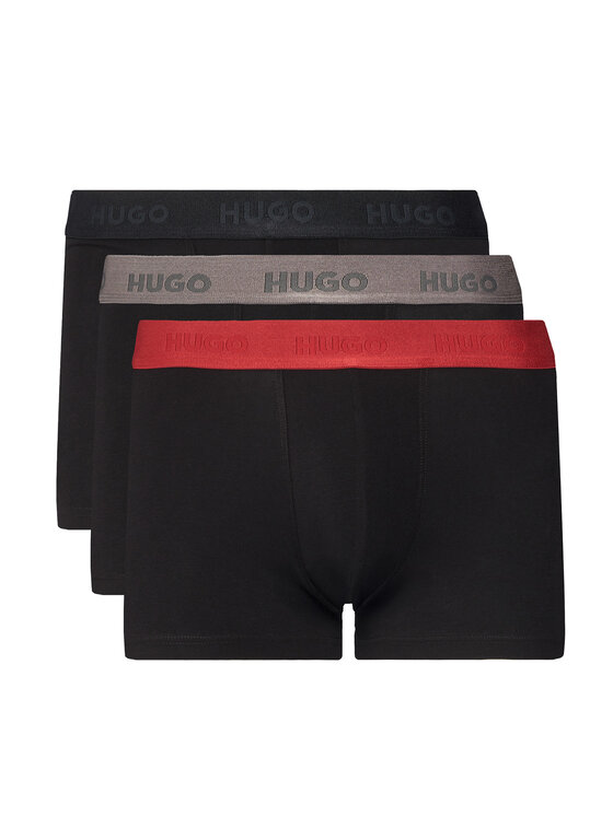 HUGO HUGO Set 3 parov boksaric 50532611 Črna