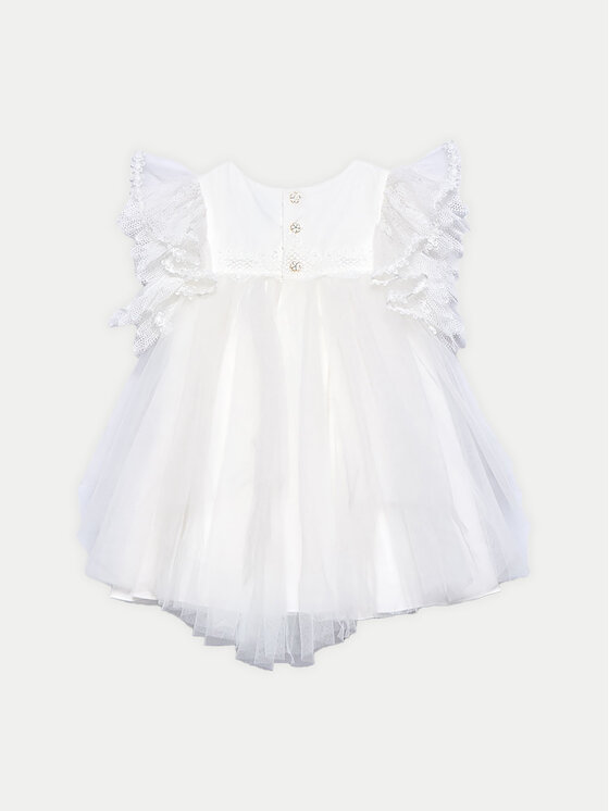 Abel & Lula Abel & Lula Елегантне плаття 5002 Білий Regular Fit