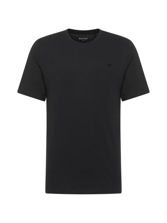 Mustang Mustang T-Shirt Style Alex Czarny Regular Fit