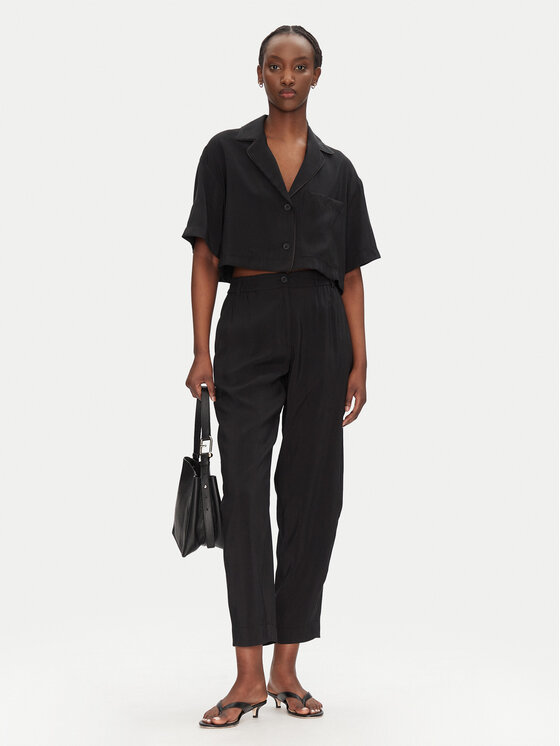 ACCESS FASHION ACCESS FASHION Srajca 53-7043-405 Črna Loose Fit
