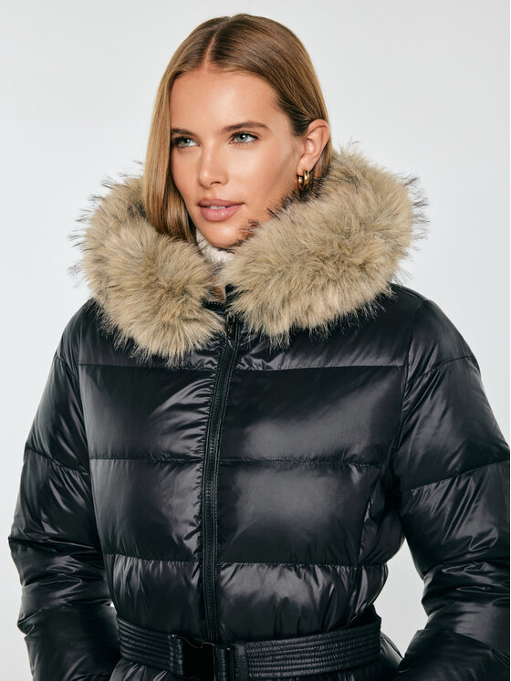BIG STAR BIG STAR Płaszcz zimowy MELISANARA Czarny Basic Fit